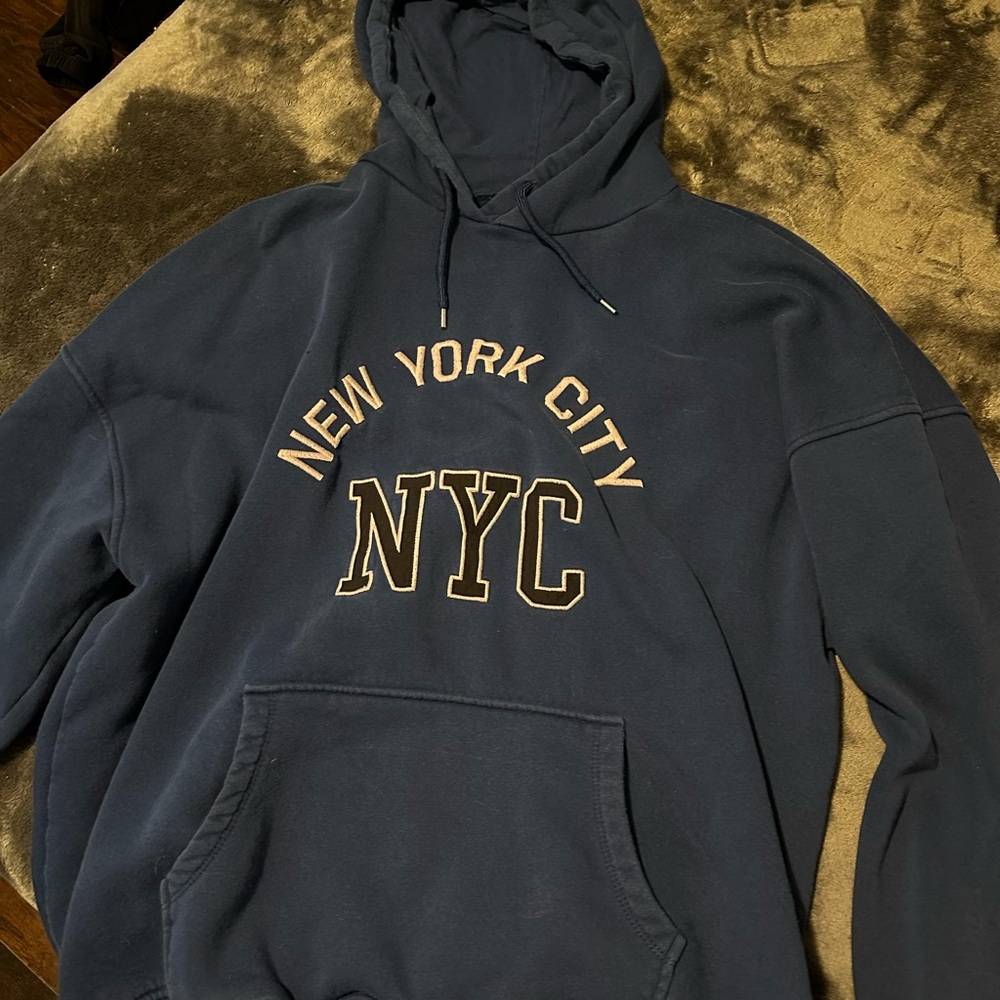 Blue NYC Hoodie - no brand